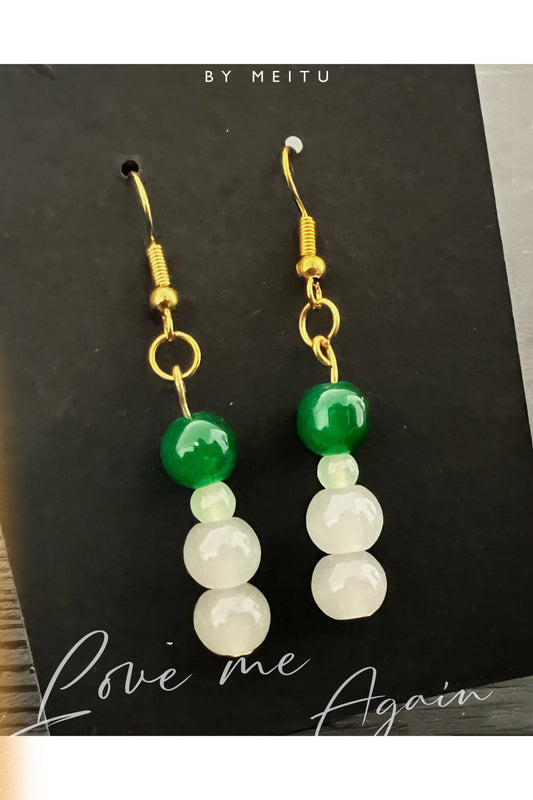 'Earring'-Jade Green