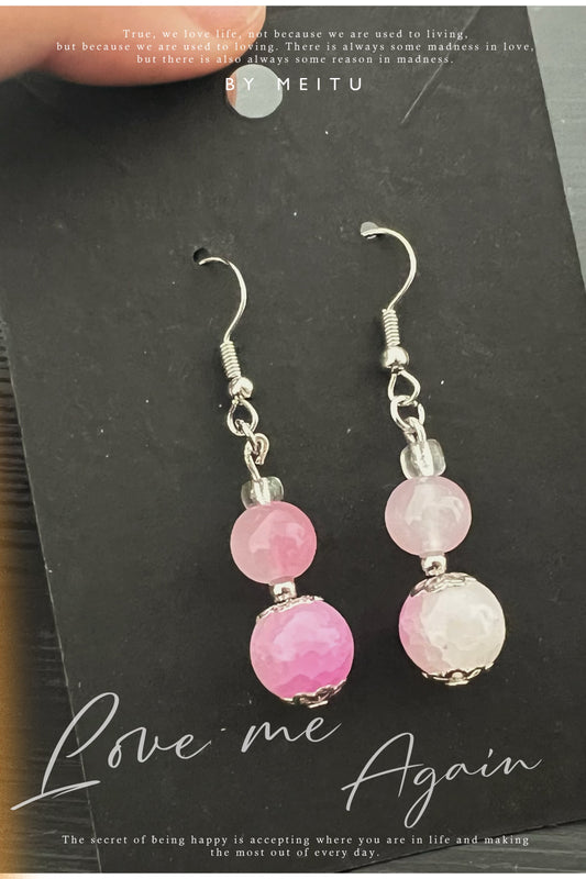 'Earring'-Pink rain